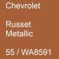 Preview: Chevrolet, Russet Metallic, 55 / WA8591.